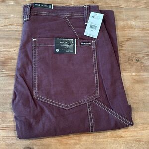 VOLCOM WHALER UTIL TWILL PN NEW WITH TAG SIZE 33 Regular Relaxed fit